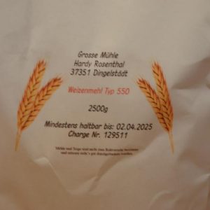 Weizenmehl Type 550 – vielseitiges Brotmehl für Genießer