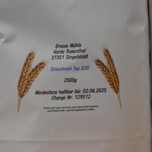 Dinkelmehl Type 630 – fein, hell & vielseitig